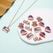 40PCS American Flag Charms 4th of July Patriotic Charms for Jewelry Making Rhinestone Enamel Heart Star Pendant Charms for DIY Necklace Bracelet Earrings Crafts